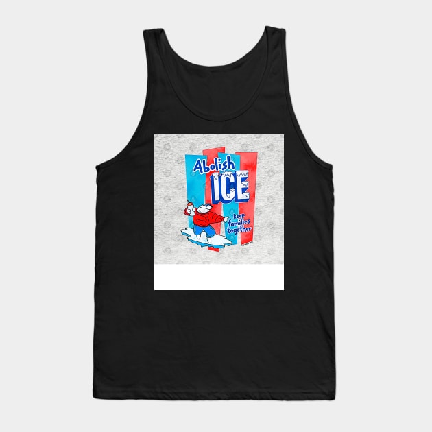 Abolish ICE  The Peach Fuzz Tank Top by starwittyed